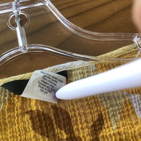 J Crew Yellow Floral Gauze Tunic Cover Up Medium Yellow Beach Resortwear - Picture 6 of 7